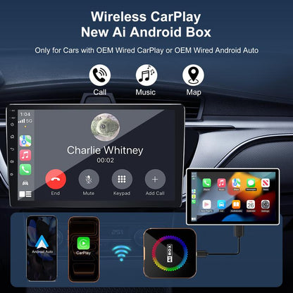 【NewYear2026】Aimoon Orange Wireless CarPlay Adapter, making your driving experience less boring!