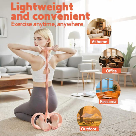 Soulyis Smart Foot Pedal Puller with 6 Tube Resistance Bands