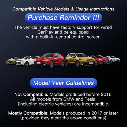 【NewYear2026】Aimoon Orange Wireless CarPlay Adapter, making your driving experience less boring!