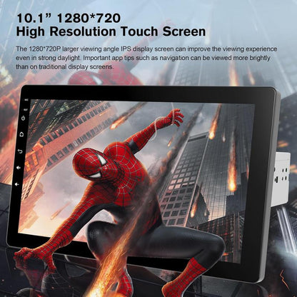 Haudio 10.1″ Rotatable Touch Screen Car Stereo, Android 13, Wireless CarPlay & Android Auto, GPS, BT, Backup Camera